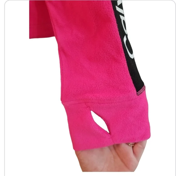 Calvin Klein Performance Fleece 1/2 Zip Cropped Pullover Women's Size Large - Picture 7 of 7